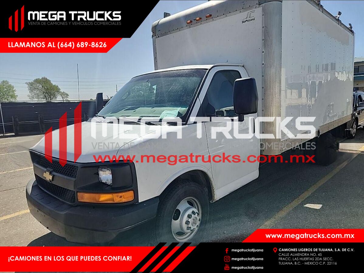 #272997 LIGERO NACIONAL 2016 CHEVROLET EXPRESS 3500 CAJA SECA 16′ PIES CUTAWAY