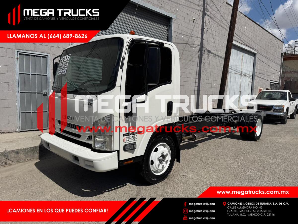 #808142 LIGERO NACIONAL 2017 ISUZU NPR HD CHASIS 18′ PIES