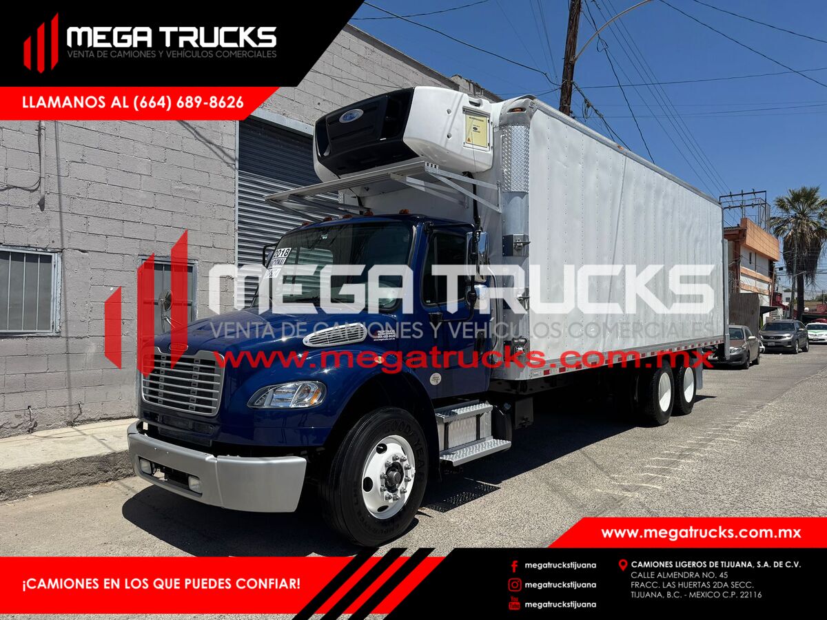 #JX3776 TORTON 6X4 NACIONAL 2018 FREIGHTLINER M2 CAJA REFRIGERADA 26′ PIES