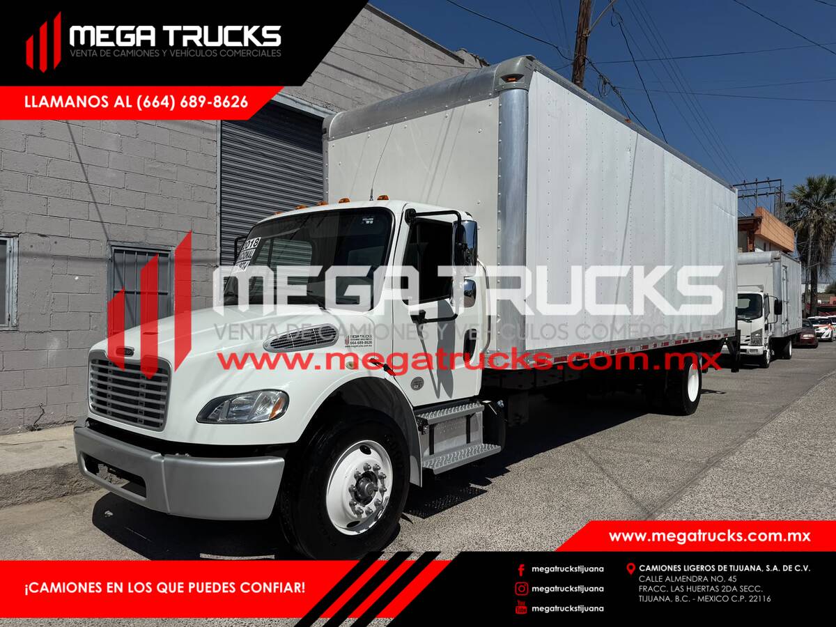 #JZ5396 RABÓN NACIONAL 2018 FREIGHTLINER M2 106 CAJA SECA 26′ PIES