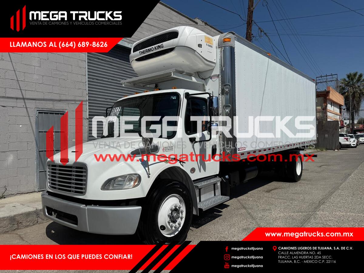 #JC8606 RABÓN NACIONAL 2017 FREIGHTLINER M2 CAJA REFRIGERADA 24′ PIES
