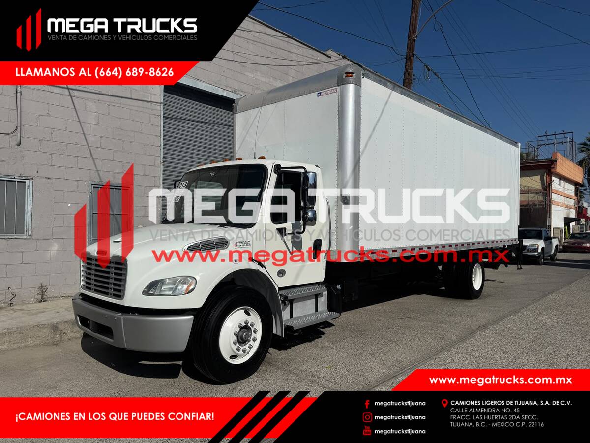 #KA8337 RABÓN NACIONAL 2018 FREIGHTLINER M2 CAJA SECA 26′ PIES