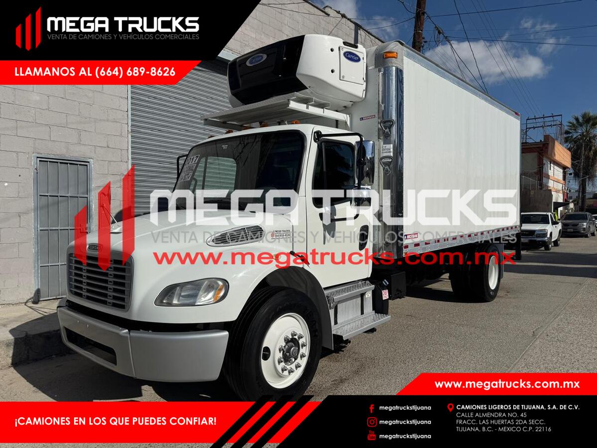 #HZ4886 RABÓN NACIONAL 2017 FREIGHTLINER M2 CAJA REFRIGERADA 18′ PIES